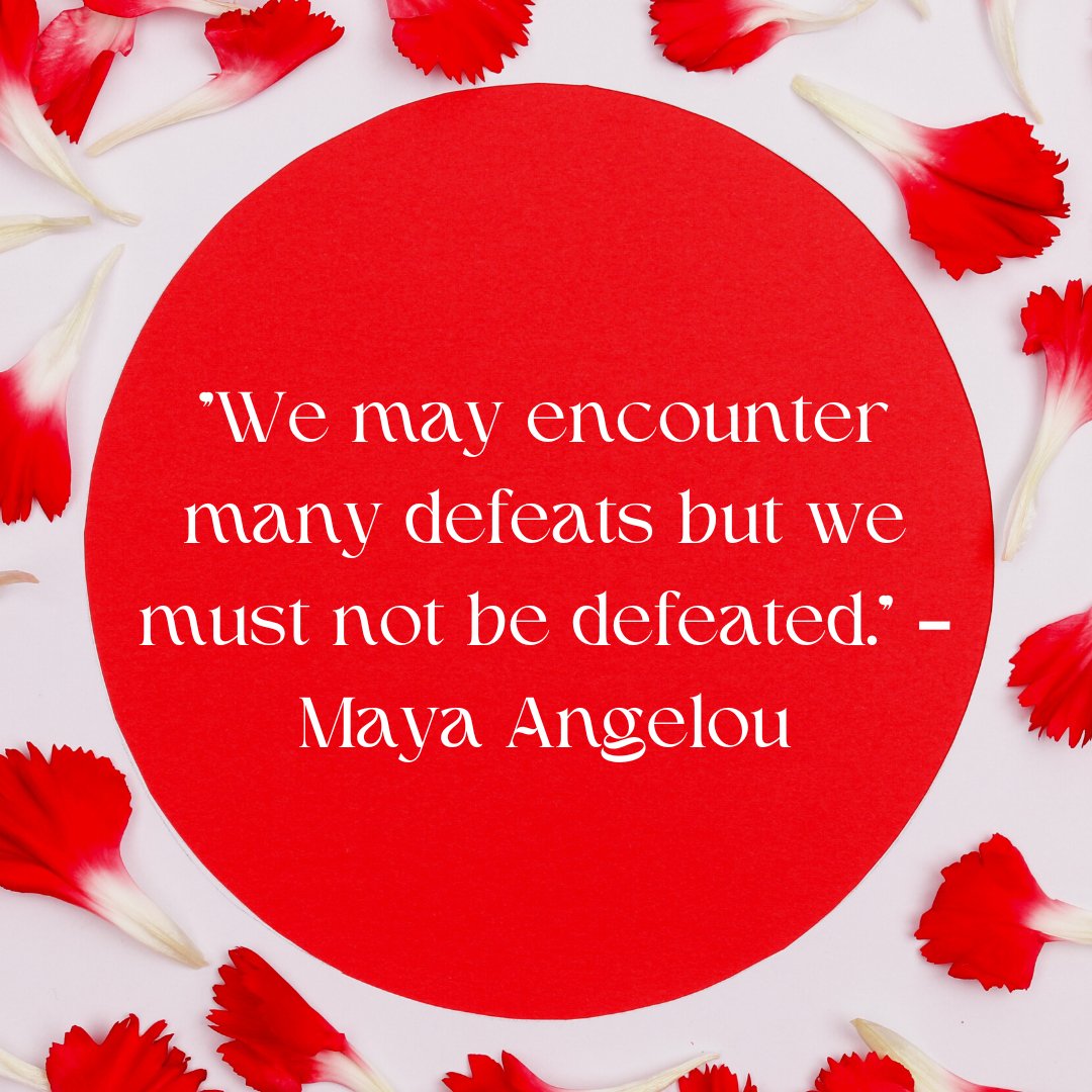 "We may encounter many defeats but we must not be defeated." ~ Maya Angelou #MotivationMonday #motivation #GTAACDeltas #TorontoDeltas #DSTMidwest