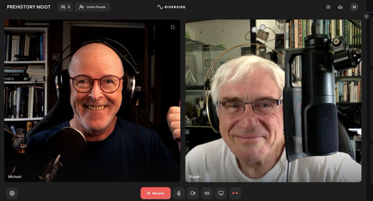 Just finished recording <a href="/PrehistoryGuys/">The Prehistory Guys</a> latest Patreon exclusive podcast. The 'Monday Moot' they're called and we make a new one every week. Today, we've been talking about the role of myth in archaeology.