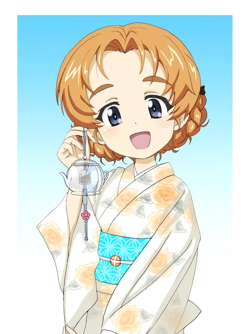 過去作同人誌より浴衣風鈴オレンジペコちゃん 