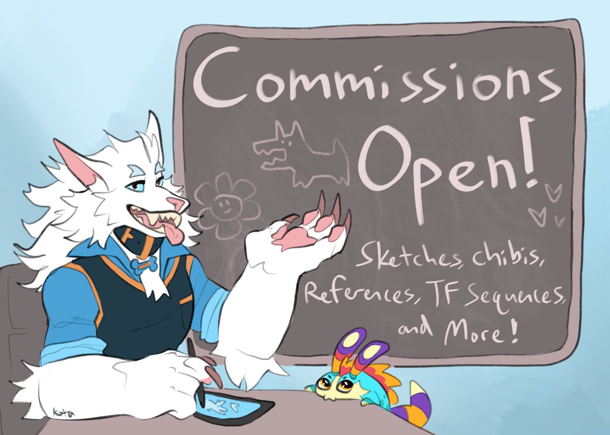 It is the start of a new month soon, which means I’m opening up c8mmissi8ns again!

I have expanded the options in the form to make it easier to get what you want, and included a few new things as well. Check it out!

Info in thread! RTs are cherished!