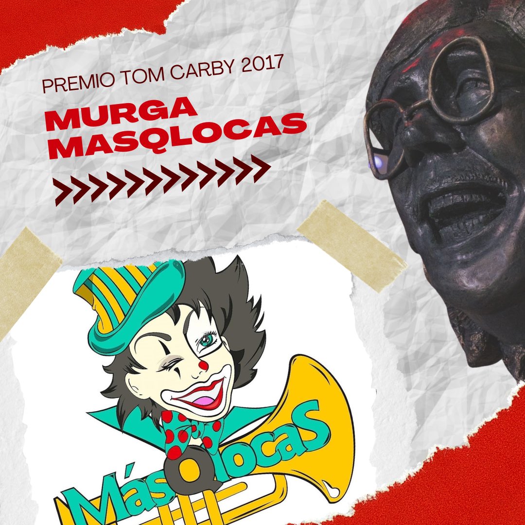 MDiablosLocos's tweet photo. #PremioTomCarby 🏆 🎭| En 2017 el premio Tom Carby cayó en manos de @MasQlocasmurga. 

¿Serías capaz de completar su pasacalle?

“Y hoy las MasQLocas cantan, y hoy me dejo la garganta…” 🎶 https://t.co/rIyYKz7BSG