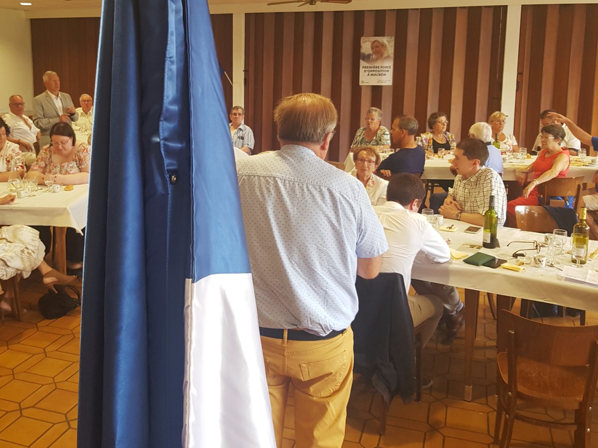 GauthierBouchet's tweet photo. Hier après-midi au Poiré-sur-Vie, près d'Aizenay, pour la rentrée militante du Rassemblement national de la Vendée. Cinquante présents ! Merci à Jean-Patrick et Corinne Fillet pour leur aimable invitation.
#RN #RNPdL #RN85 https://t.co/M8PjzgAlVk