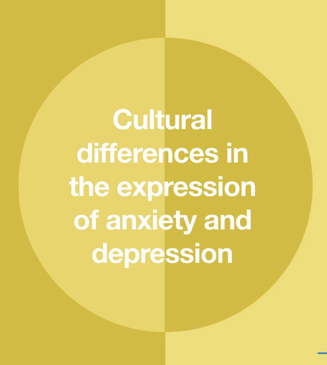 trycue's tweet photo. Cultural differences in the expression of anxiety and depression https://t.co/KnQjWISeE6