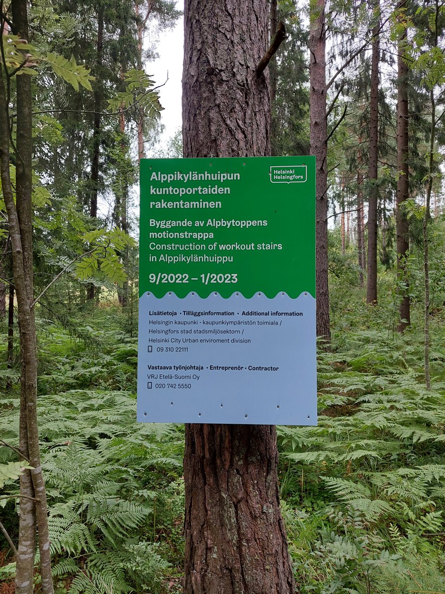 Voin todeta että usean vuoden vaikuttamistyö ja mm.kahden OmaStadi-aloitteen laatiminen kannatti. Vihdoinkin Koillis-Helsinki ja Alppikylä saa omat kuntoportaat! 😁 Me asukkaat iloitsemme ja järjestämme juhlat kunhan portaat ovat valmiit. #Alppikylä <a href="/ProAlppikyla/">Pro Alppikylä</a>  <a href="/HKeskusta/">Helsingin Keskusta</a>