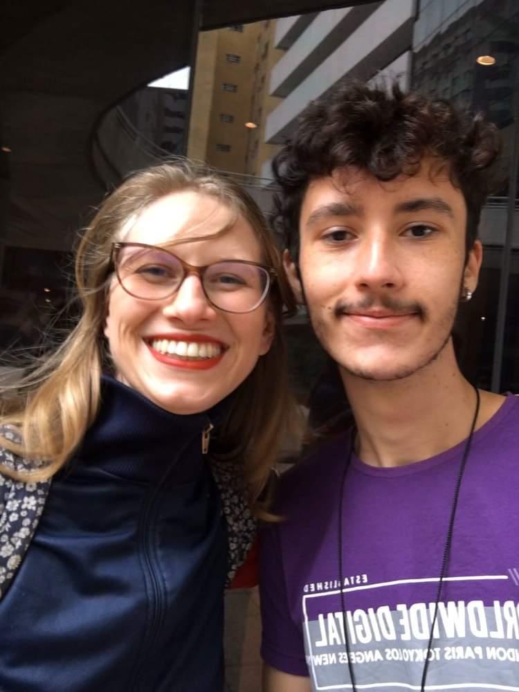 paleorocha's tweet image. Agora com os amigos que finalmente vi em 3D e aqueles que também conheci por lá 😁
#EBDC