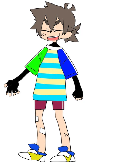 描き切った～～～!!!!ありがとうございました～～～～!!!!!!ちなみにうちの子はこんな装いです(再掲)  