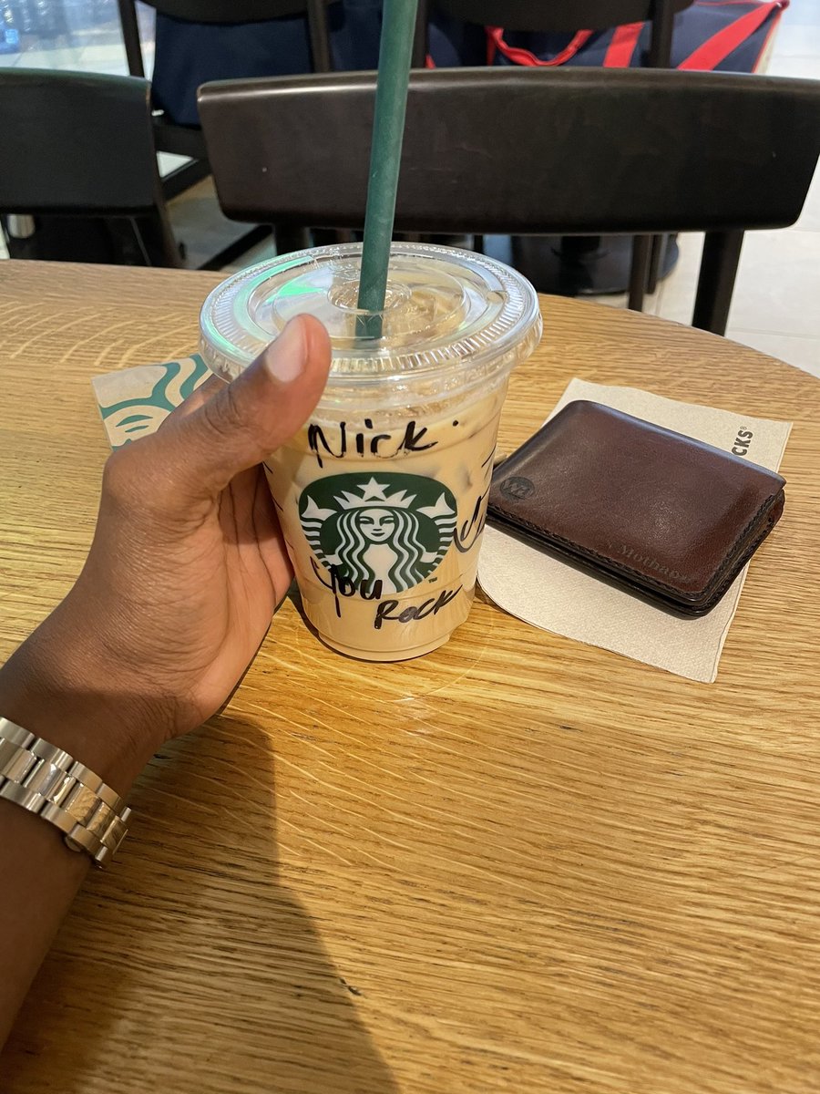 nick_mothapo's tweet photo. Iced latte because the weather allows @Starbucks https://t.co/GLniz81SBr