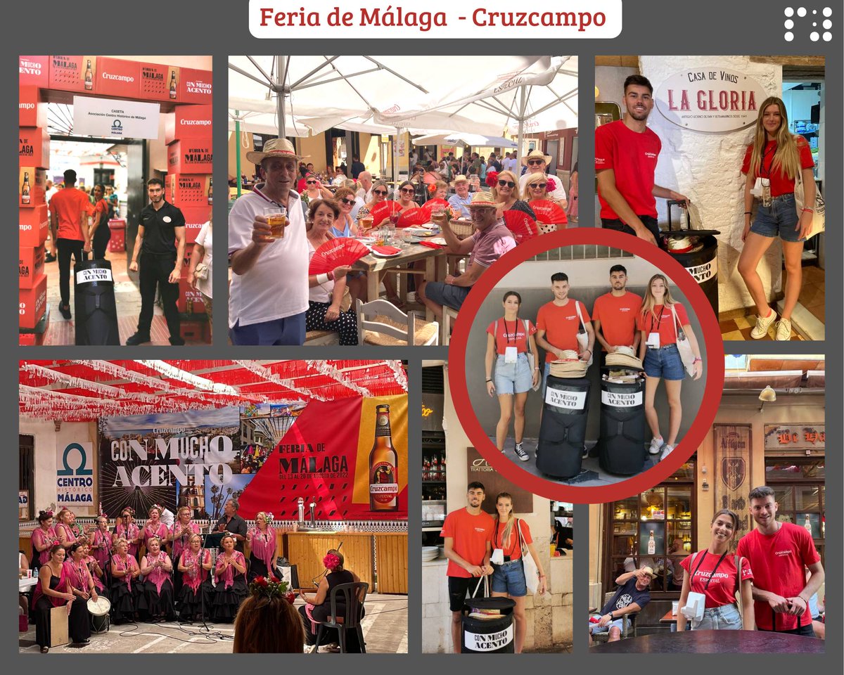 PlaqueEventos's tweet photo. Momentos únicos con #Cruzcampo  y nuestro comando de azafat@s en la #FeriadeMalaga2022🤩

#eventosintegrales  #diseñoyproduccion  #imagendemarca #azafatas #azafatos  #promotores #plv #personalparaeventos #produccióndeeventos #activacióndemarca https://t.co/BAZBEHgbye