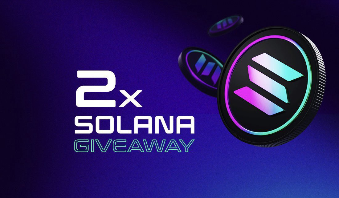 chillypnl's tweet photo. 🎉 SOL GIVEAWAY 🎉

🏆 $80 (2 SOL)

1️⃣ Follow ME + @SolChief 
2️⃣ RT + LIKE 

🚨 BONUS ENTRY - Tag NFT Friends

⏰48H #Solana #NFTGiveaway https://t.co/WxIplnOqeB