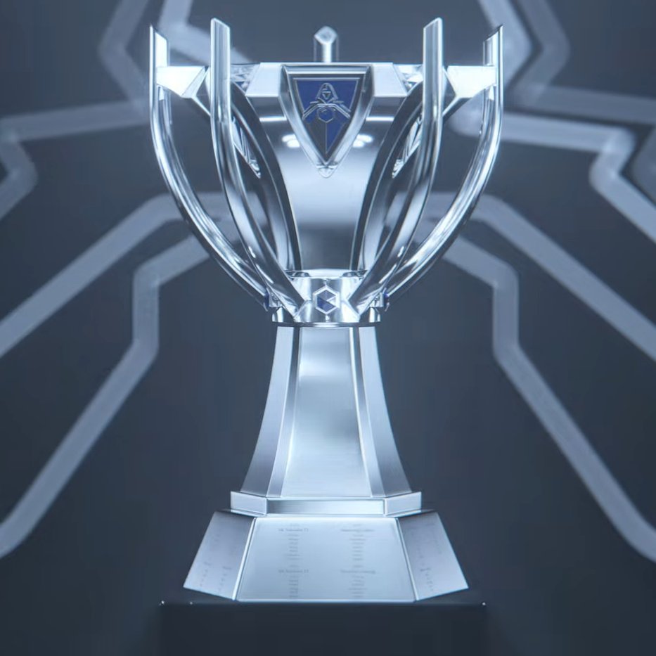 league worlds trophy