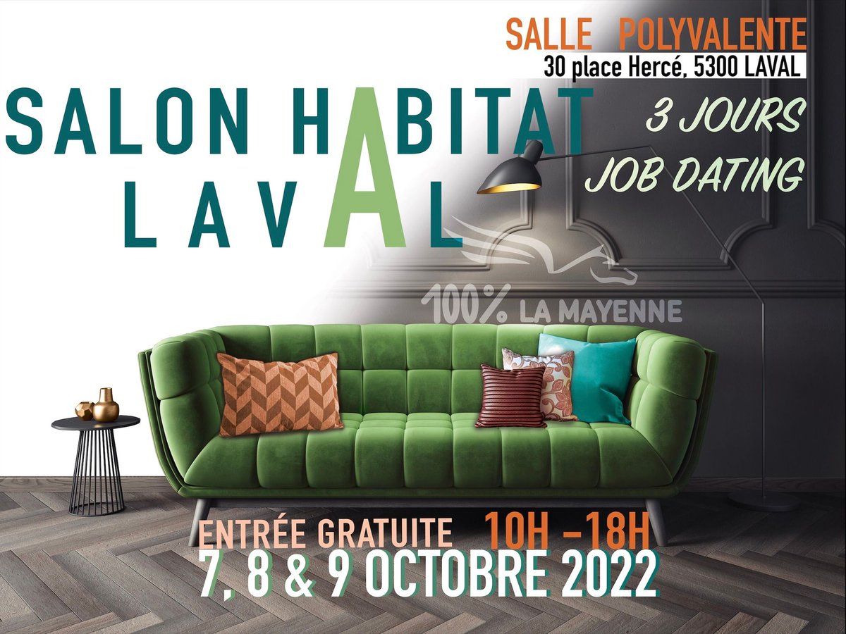 FlamDeco's tweet photo. 🔥 Retrouvez nous au SALON DE L'HABITAT de #LAVAL les 7, 8 et 9 octobre 2022 ! 👁 Ce sera l'occasion de vous présenter nos modèles de #poêles et #cheminées, de répondre à vos questions et de vous accompagner dans votre projet #chauffage.
https://t.co/UkBFCRX1pw https://t.co/q2FpyTbenP