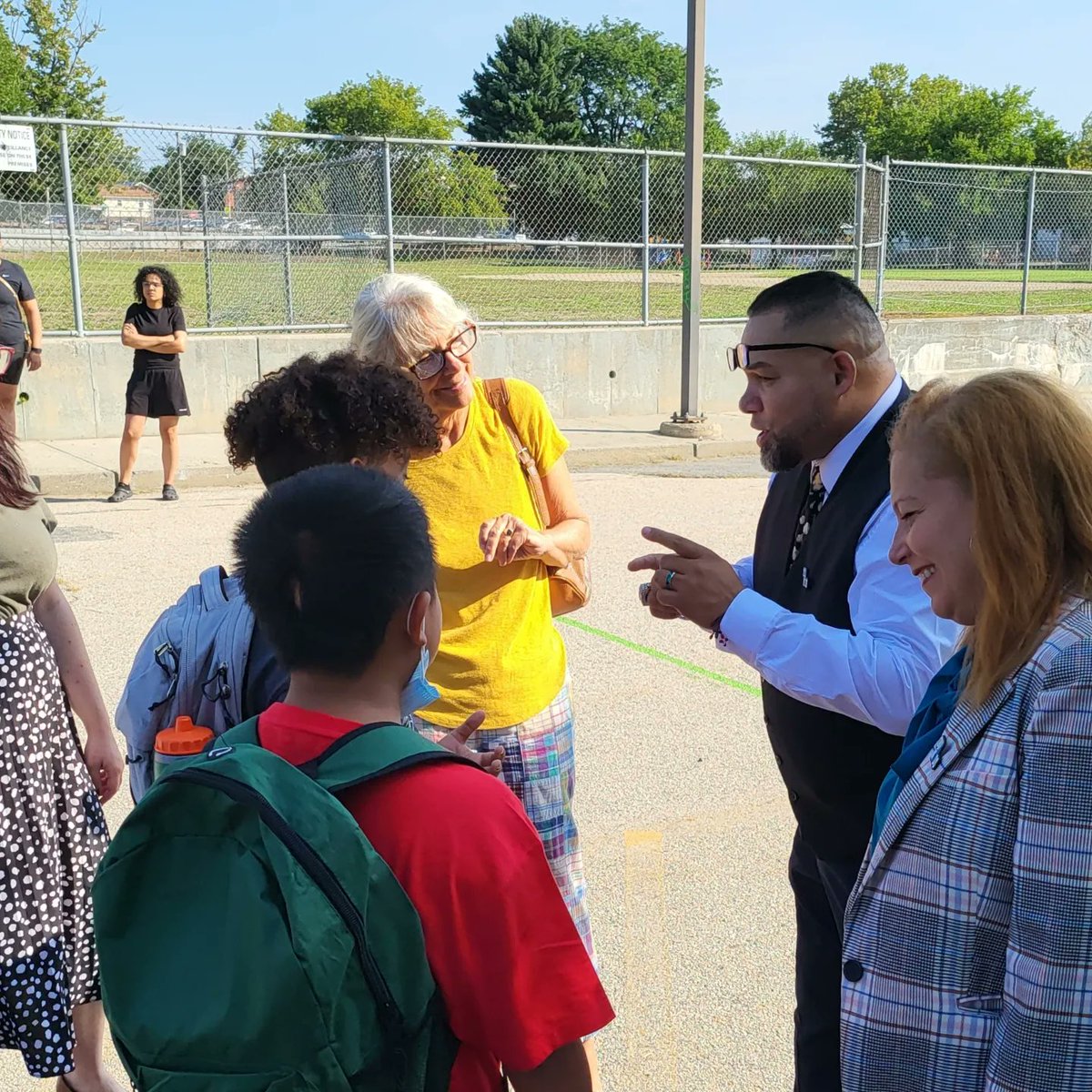 RIDeptEd's tweet photo. .@pvdschools' youngest learners @YoungWoodsES, including students in the district's first 5-Star #RIPreK program, are thrilled to be back with friends & school staff! We wish our students the best of luck as they begin the new school year! #Back2SchoolRI #ItsGreatToBeBack! https://t.co/4mK0hc6jPM