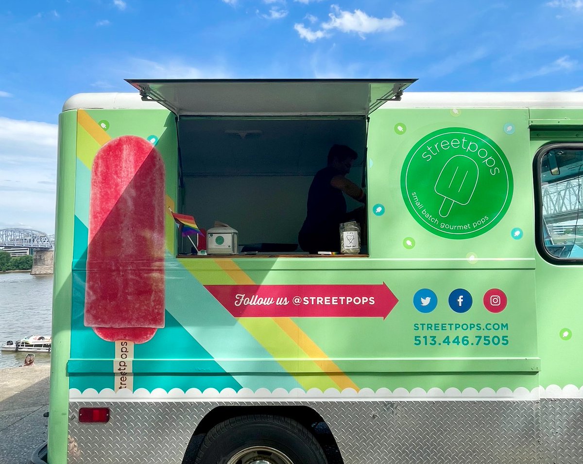 streetpops's tweet photo. This week's #Cincinnati events:
 ⛱ TODAY 
3–6:30pm Loveland Farmers' Market
⛱ WEDNESDAY 
6:30–9:30pm Taste of the @Bengals  
⛱ THURSDAY 
4–7pm Madeira Farmers' Market
⛱ SUNDAY
9:30am–1pm Hyde Park Farmers' Market
12–5pm St. Bernard #streetpop shop closes for the season.😢 https://t.co/thw5I6wUr3