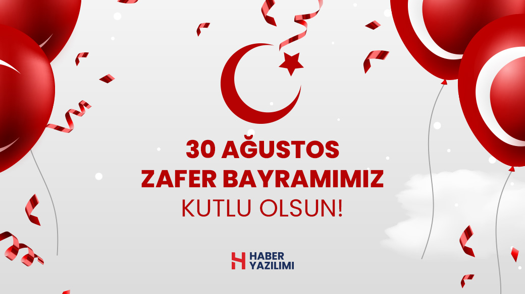 30 Ağustos Zafer Bayramımız Kutlu Olsun 💙

#haberyazilimi #30ağustoszaferbayramı