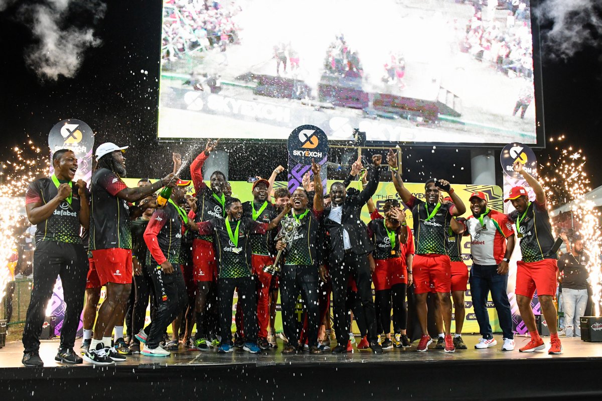 windiescricket's tweet image. Congratulations to the Royals and Patriots on winning Women’s and Men’s inaugural @6ixtycricket title!