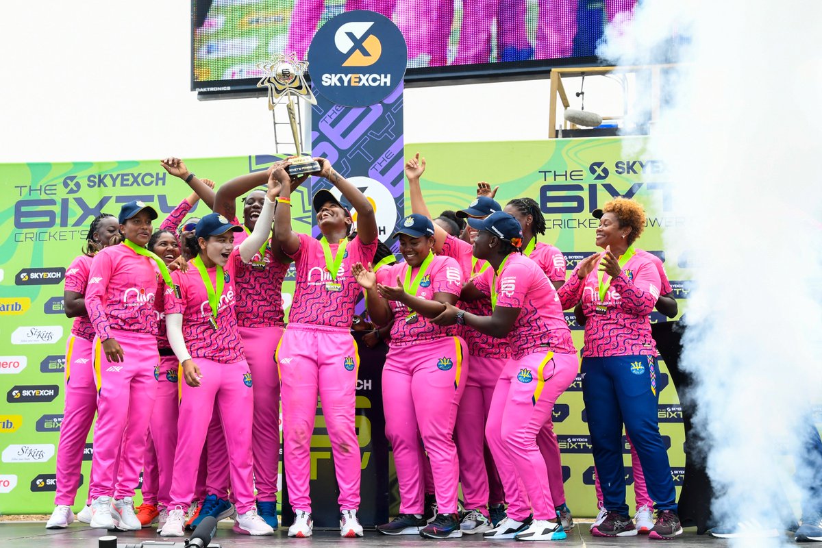 windiescricket's tweet image. Congratulations to the Royals and Patriots on winning Women’s and Men’s inaugural @6ixtycricket title!