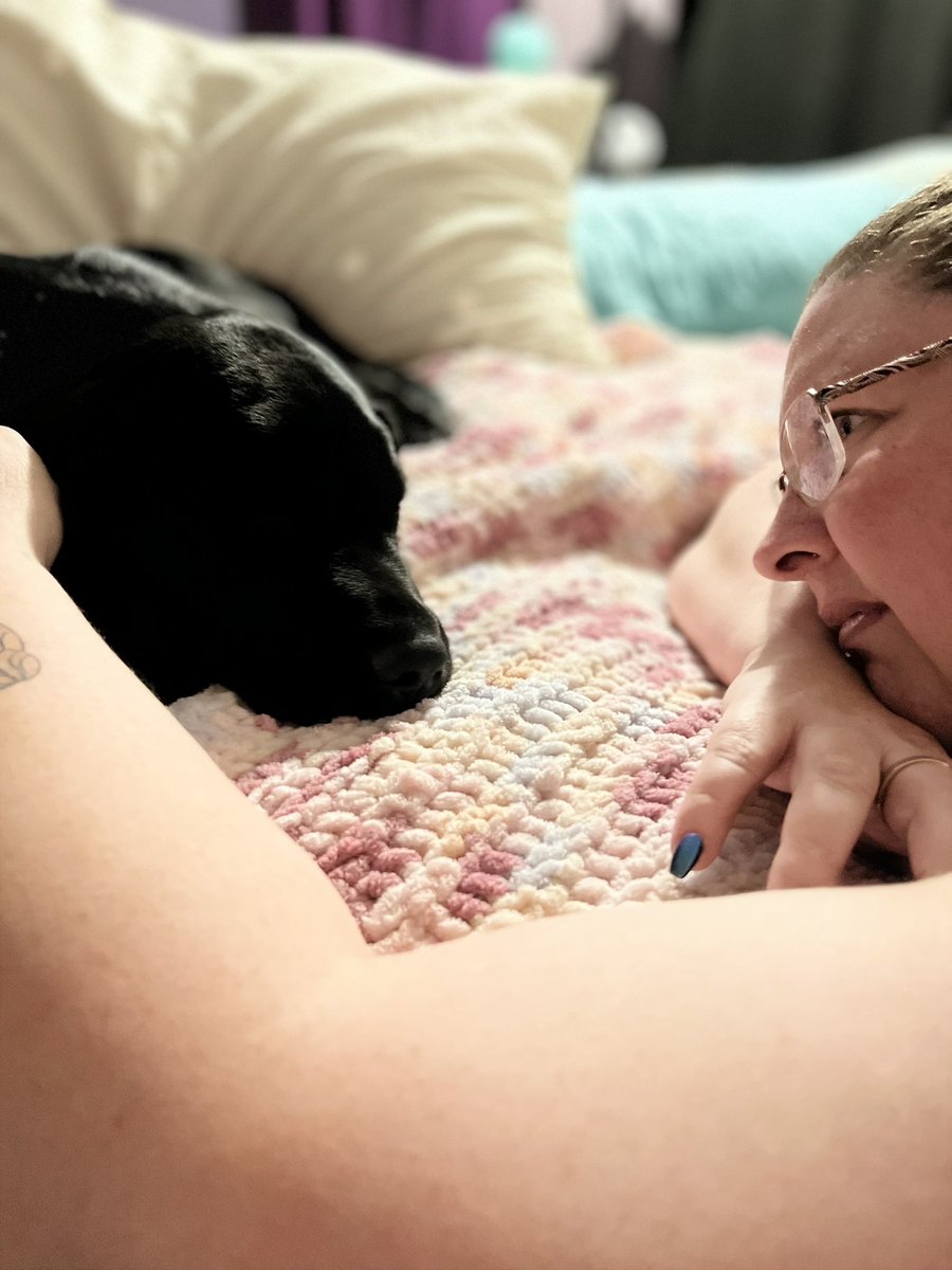 MaryJSchalla's tweet photo. Can a dog be your soulmate? If so I found mine💕 He is so amazing. #DogsOnTwitter #Soulmates #servicedogteam #patience https://t.co/a6aavXriyV