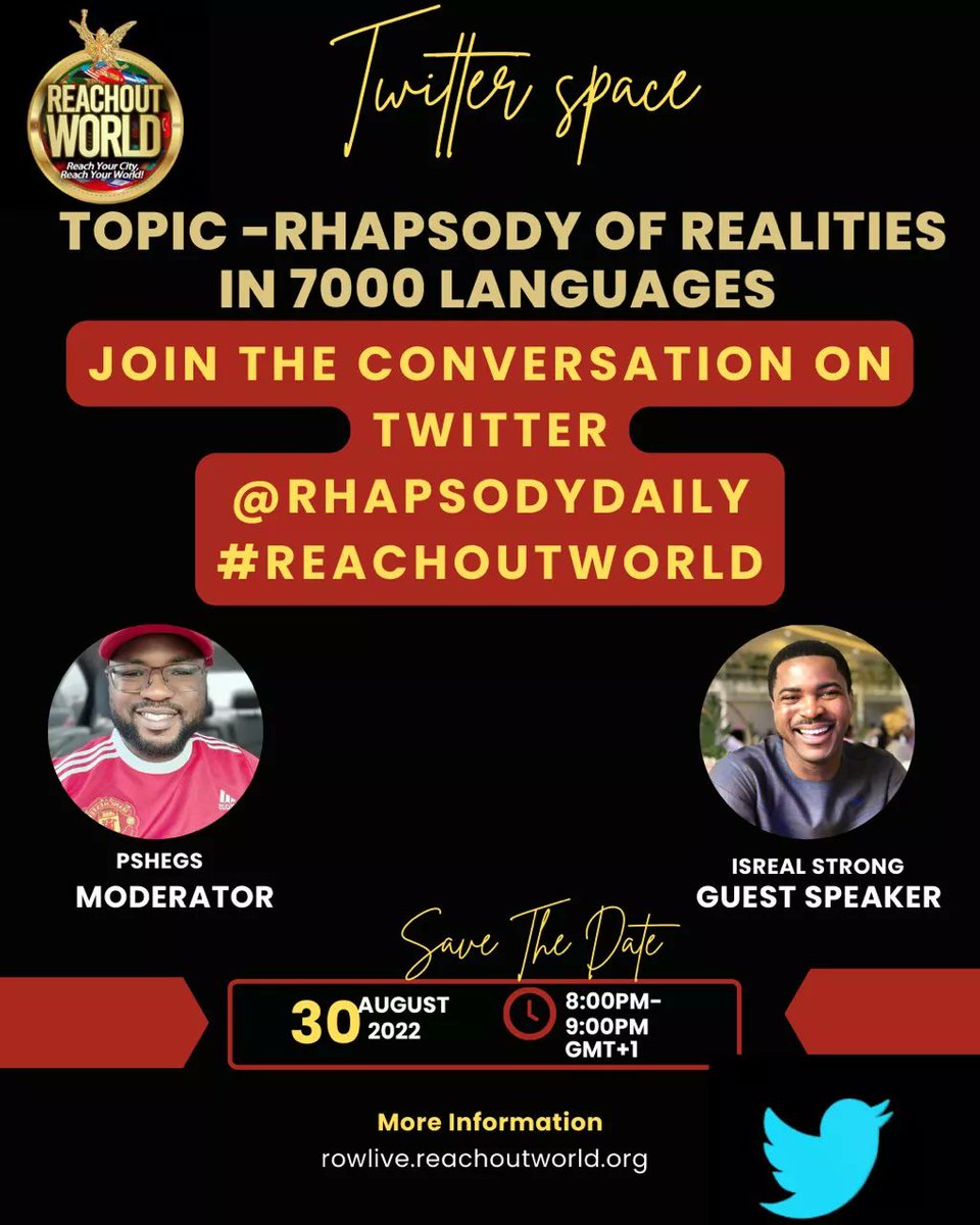 Rhapsody of Realities tweet media