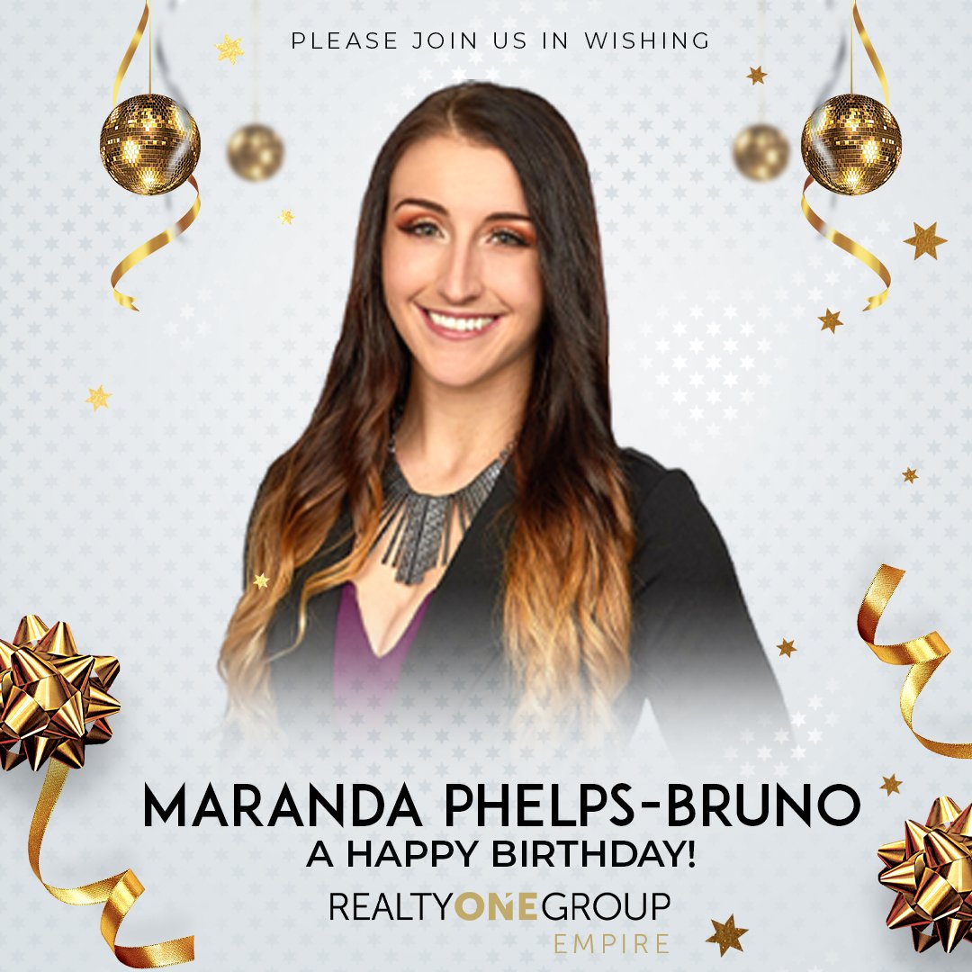 rogempire's tweet photo. HAPPY BIRTHDAY 🎉
Wishing Maranda Phelps-Bruno a HAPPY BIRTHDAY from everyONE at Realty ONE Group Empire!

Realty ONE Group Empire
A California Real Estate Brokerage
DRE# 01963125

#realtyonegroupempire #realtyonegroup #coolture #happybirthday #celebrations #empirebuilders https://t.co/XrscNpLPbP