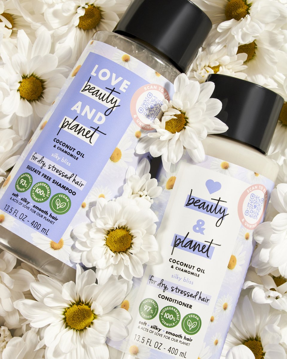 Meet your new favorite way to keep hair happy and hydrated—Coconut Oil and Chamomile Shampoo and Conditioner from #LoveBeautyPlanet. 

Have you tried Love Beauty and Planet yet? Let us know!  #LBPxInfluenster
📸: Adrianna Favero
bit.ly/3zt