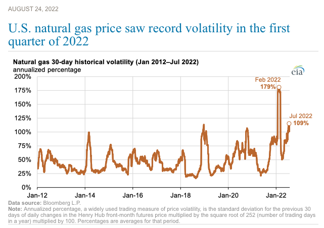 NatBullard's tweet photo. US nat gas had record price volatility in February 2022 https://t.co/yXE50kFo0d https://t.co/J86hCBs7YK