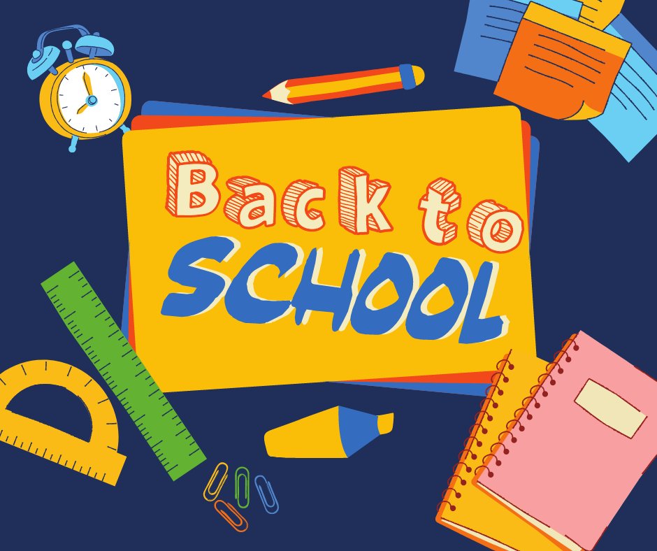 BccsSquad's tweet photo. We're going back to school! As you and your children prepare don't forget to be organized, set goals, and most importantly, HAVE FUN! Wishing everyone a safe and happy school year! 🏫 😊 https://t.co/npIkkWV6V8