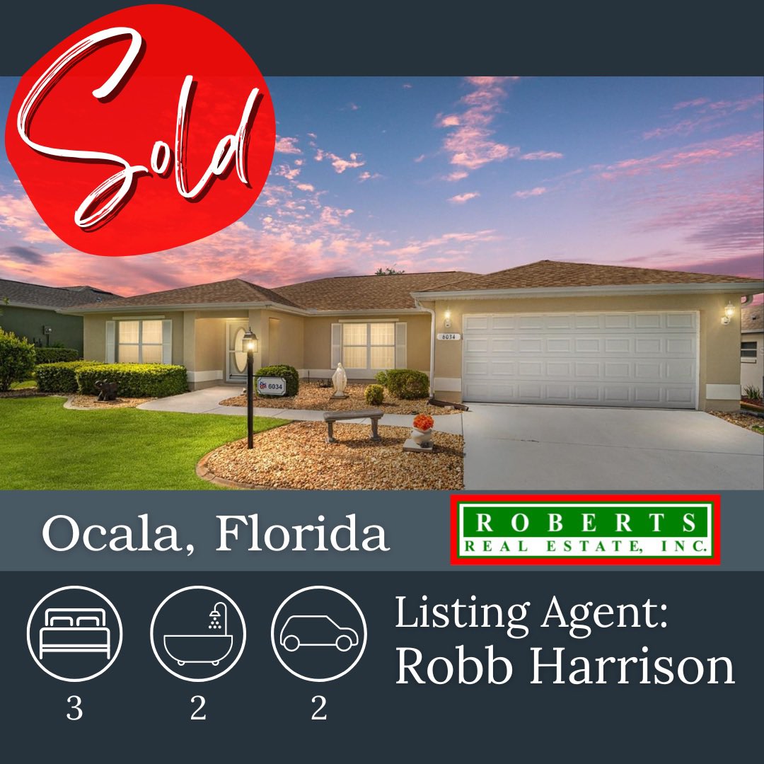 RobertsOcala's tweet photo. Congratulations to agents Robb Harrison, Diane Trexler, &amp; Judy Webb!

Interested in buying or selling your home or property? Preview homes and properties currently listed on our website or give our office a call at (352)351-0011 and get connected with an agent today! https://t.co/dgkKdEuiKO