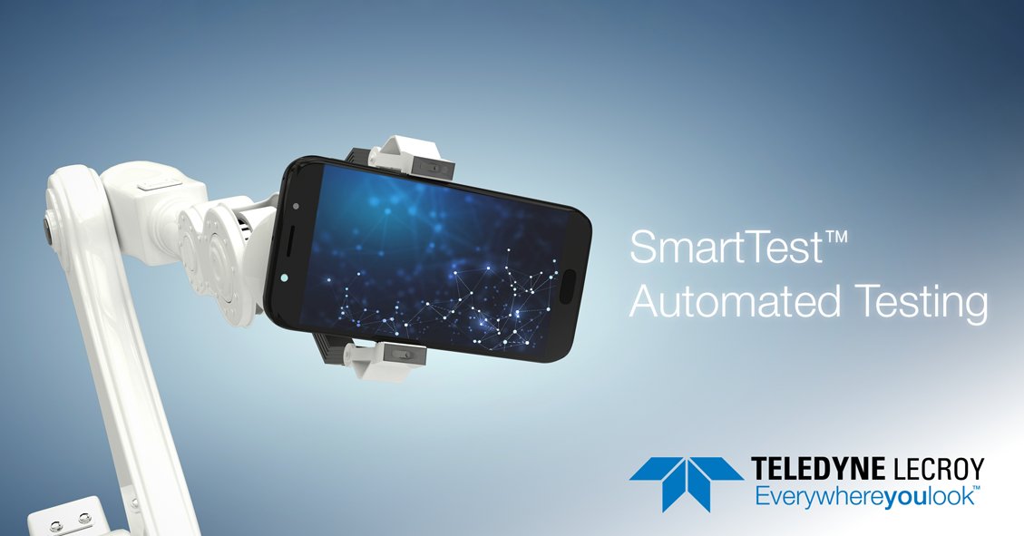 TeledyneLecroy's tweet photo. Ensure quicker and more efficient test cycles with #SmartTest™ #AutomatedTesting by #TeledyneLeCroy's #Frontline #TestServices team. Click https://t.co/DDCFT9ljIZ to learn how! #bluetooth #5G #wifi #usb #zigbee #matter #interoperability #interop #IoT #automationtesting #testing https://t.co/QGAbEvmJde