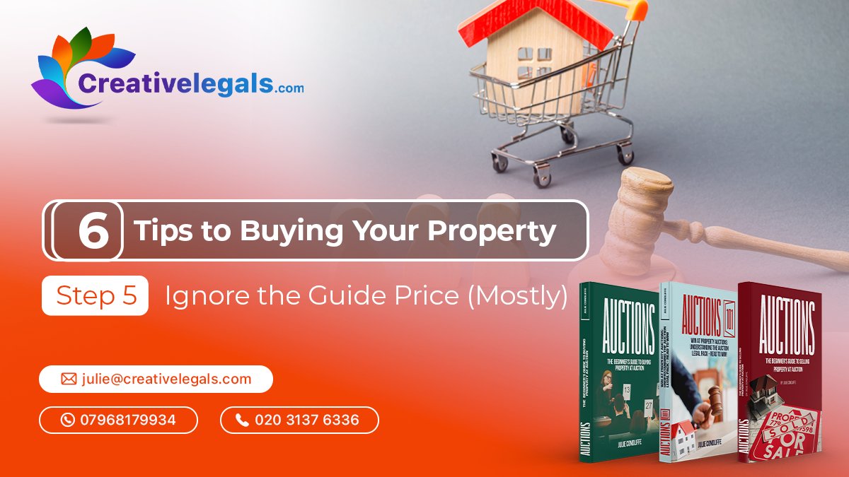 Creativelegals2's tweet photo. '6 Tips to buying your property' - Step 5: Ignore the Guide Priced (Mostly) #CreativeLegals #AuctionSolicitors #AuctionSale https://t.co/MHEjYl9b8U