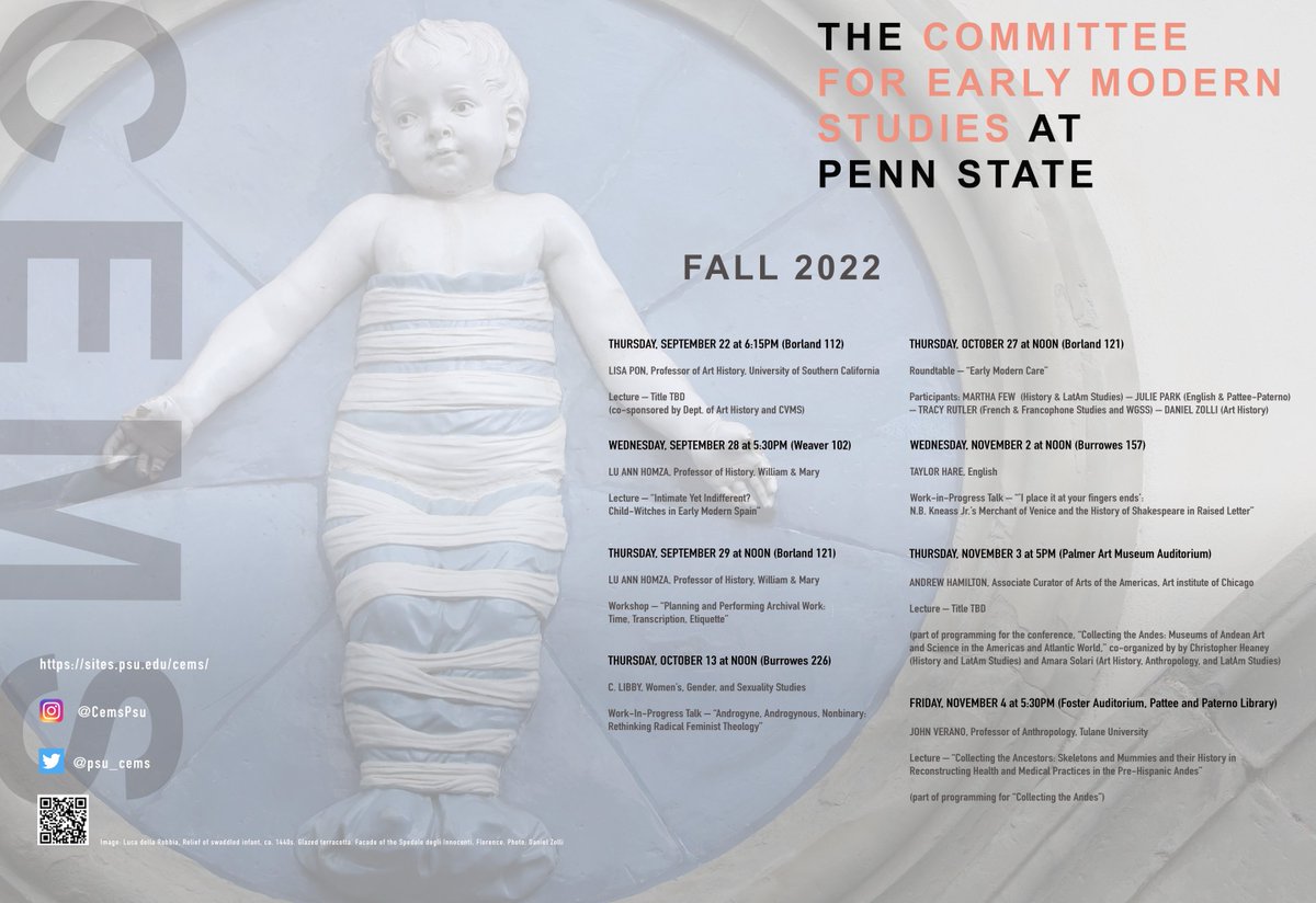 PSU Committee for Early Modern Studies tweet media