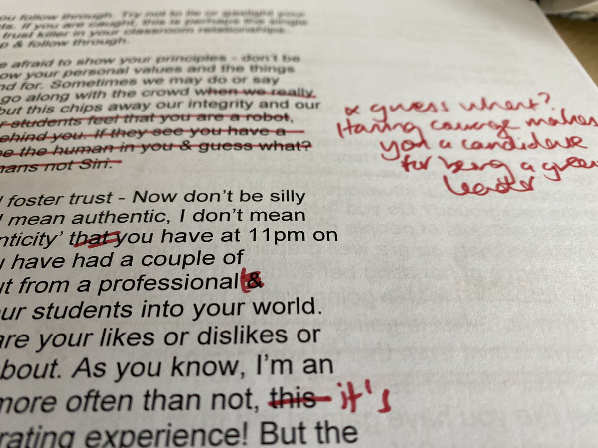 actionheroteach's tweet photo. The 1st draft of #AHT2 has returned full of red ink. Im going to have to do some light surgery on this book. The drafting begins… It’s so looooong… 🤣😂🤣
#MondayThoughts https://t.co/EpnmdIXNWg