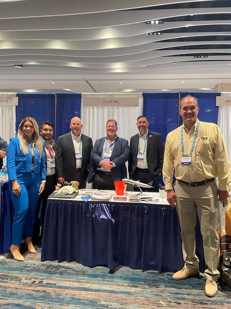 STSAviation's tweet photo. Are you and your team at #ACPC2022?
Fly on over to booth #514 to meet key members of the STS Air-Pro, STS Component Solutions and STS Aviation Services' families!
#AircraftMaintenance #TotalSolutions #AvMRO #KeepFlying #JoinSTS https://t.co/LnvmmmtWE7