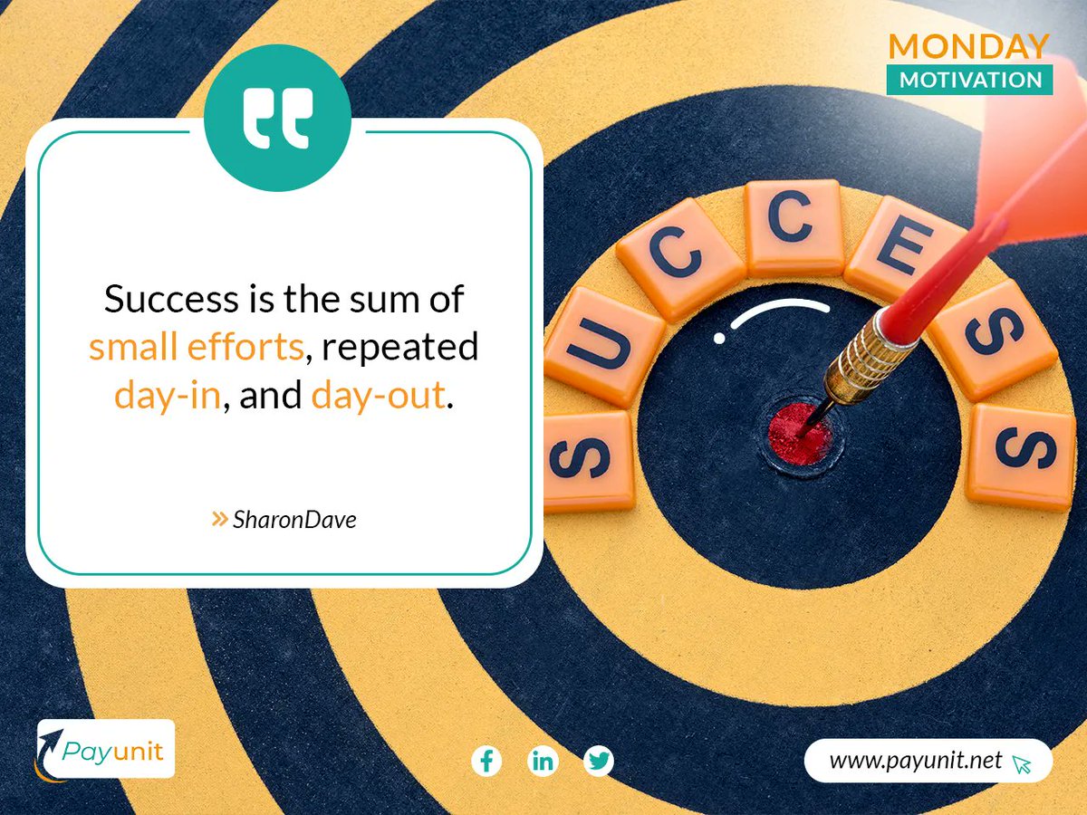 PayUnit7's tweet photo. Happy New Week⚡

#Payunit  #MondayMotivation  #Happynewweek https://t.co/FsaO3bxy67