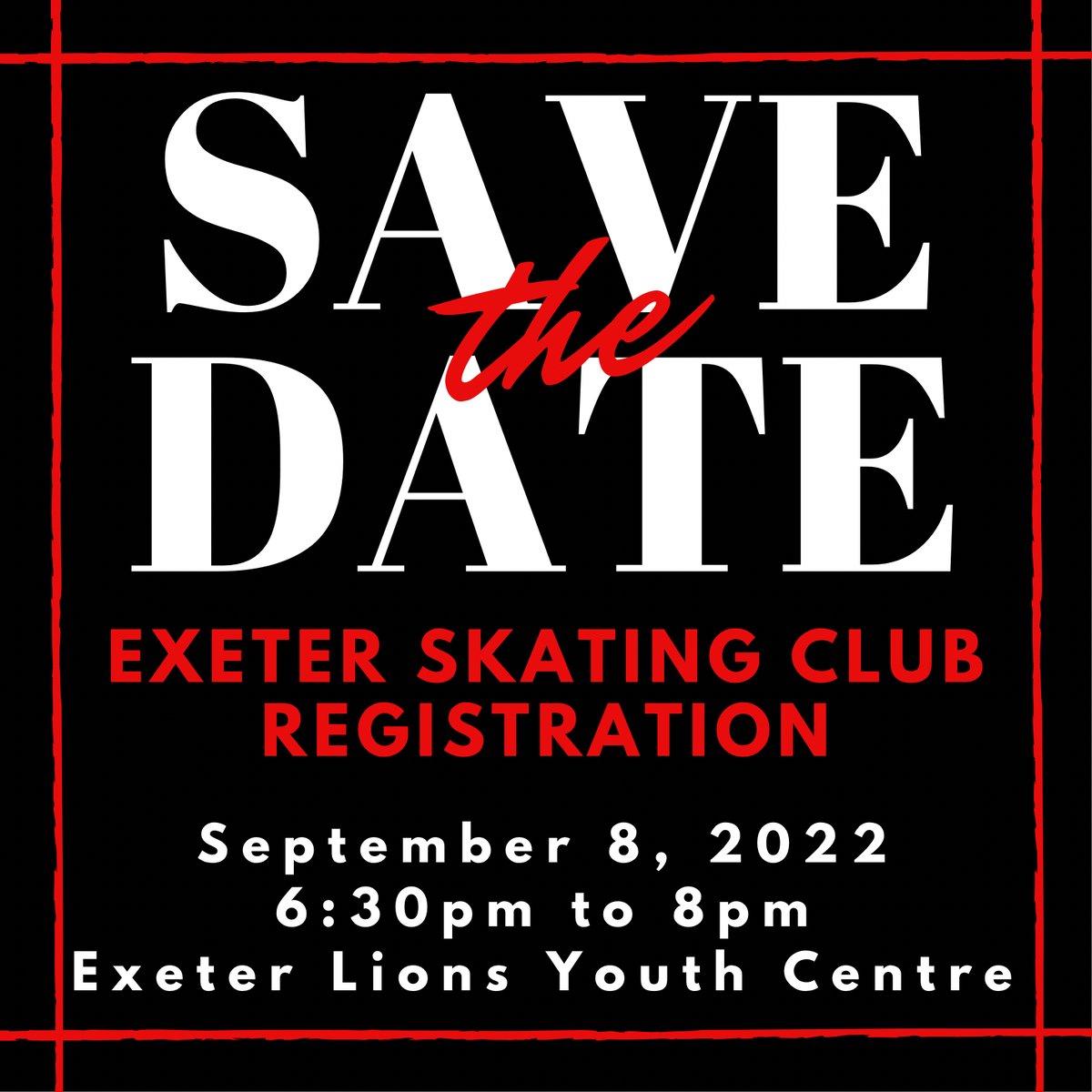 ExeterSC's tweet image. Save the date for Fall registration! exeterskatingclub.ca/?p=2623