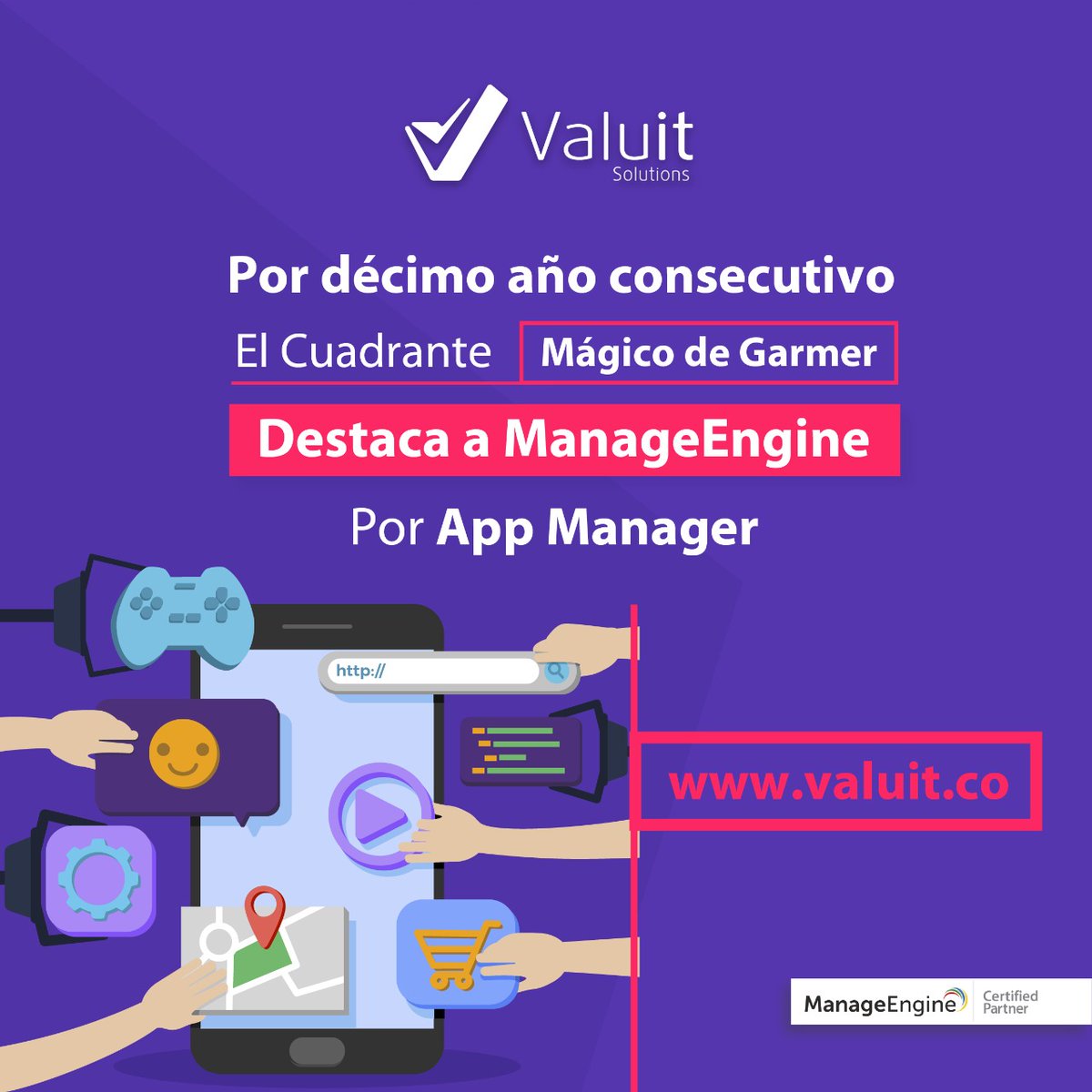 valuitsolutions's tweet photo. ⭐#AppManager, la aplicación que facilita el monitoreo y la observabilidad del rendimiento de las aplicaciones, le suma un nuevo reconocimiento a @ManageEngineLA.
Averigua por qué es tan reconocida. Solicita asesoría para tu #empresa: 📱 Cel: 321 469 0622
https://t.co/YJGTLezp3i https://t.co/SjT55IoWlx