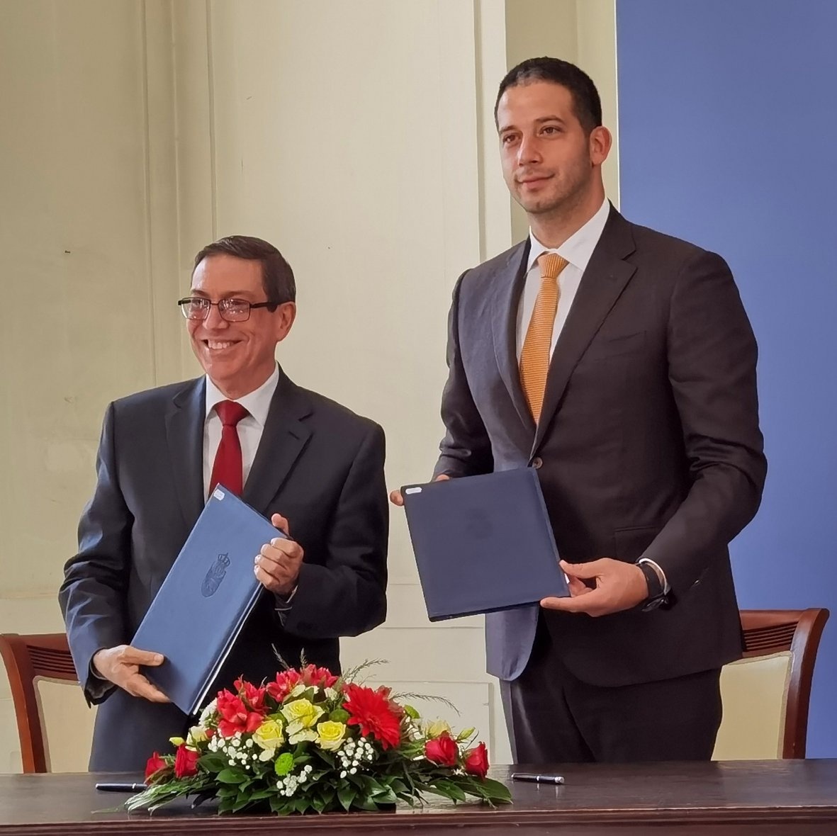 BrunoRguezP's tweet photo. We signed MoU for cooperation between our diplomatic academies.

Besides, with Serbian Minister of Youth and Sports, @VanjaUdovicic, we signed an agreement to promote relations in the area of physical education and sports. 🇷🇸🇨🇺 https://t.co/vyrPHsg6yB