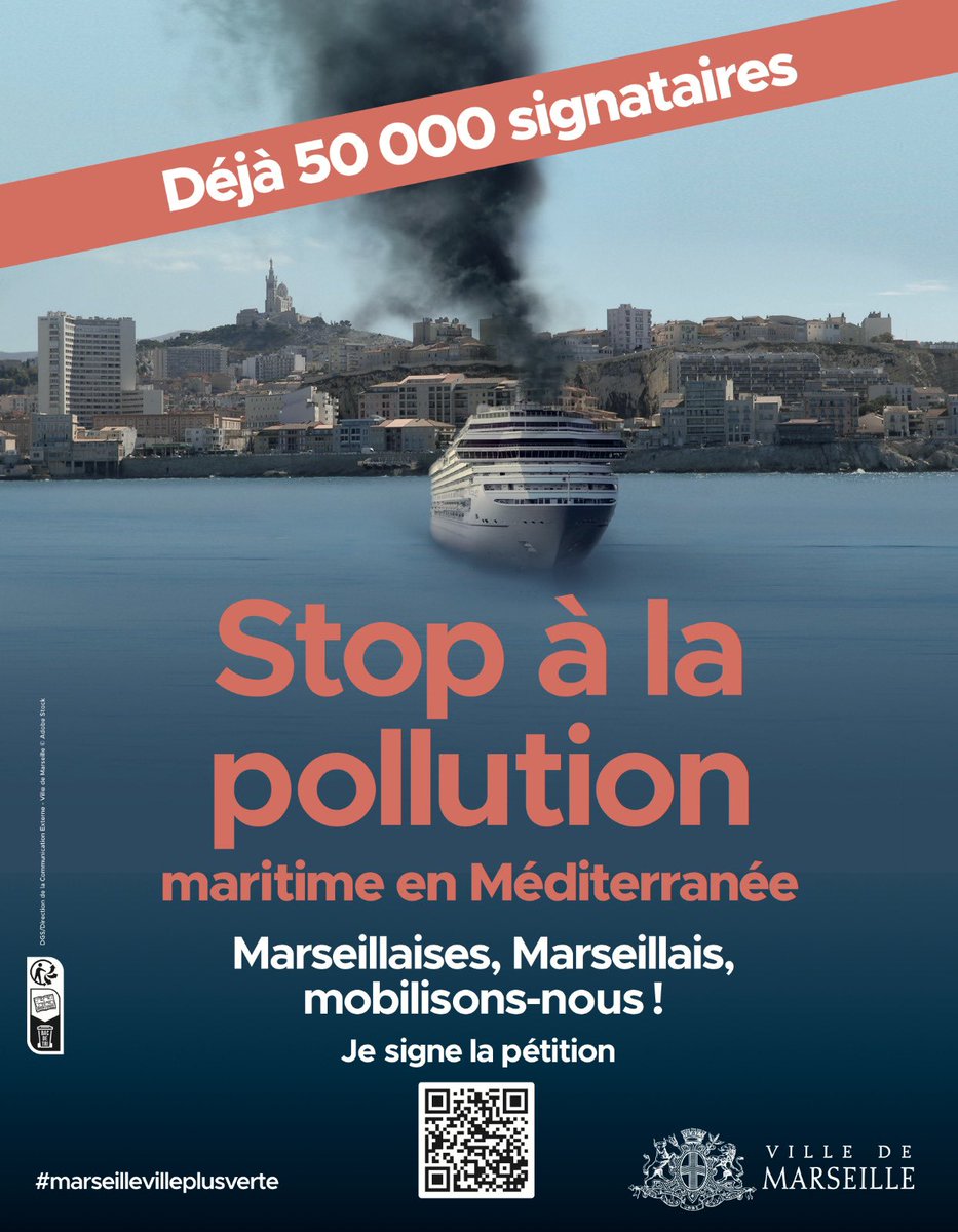 👏 Vous êtes déjà plus de 50 000 à dire « stop » à la pollution maritime en Méditerranée ! Ensemble, continuons d’alerter sur cette urgence jusqu’à ce que la Méditerranée et ses habitants soient enfin protégés. 

Signez la pétition → bit.ly/3IORfUw