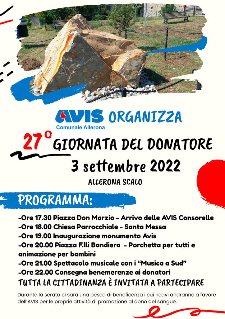 avisallerona's tweet photo. 27° GIORNATA DEL DONATORE - https://t.co/On5Jonv6pq https://t.co/8yjUOntUSl
