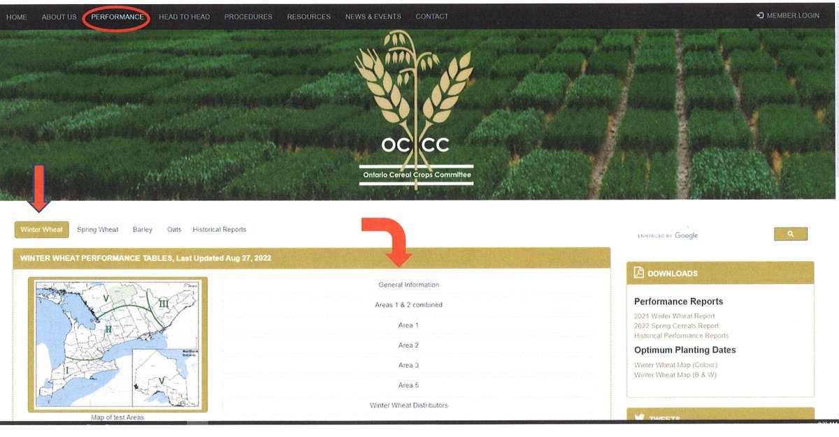 #ontag Find the FINAL OCCC Winter Wheat Performance data available on gocereals.ca Click on 'performance', then winter wheat and select the table. Downloadable PDF available by Wednesday! <a href="/GrainFarmers/">Grain Farmers of Ontario</a> <a href="/WheatPete/">Peter Johnson</a> <a href="/mindyinthedirt/">Melinda Drummond</a>