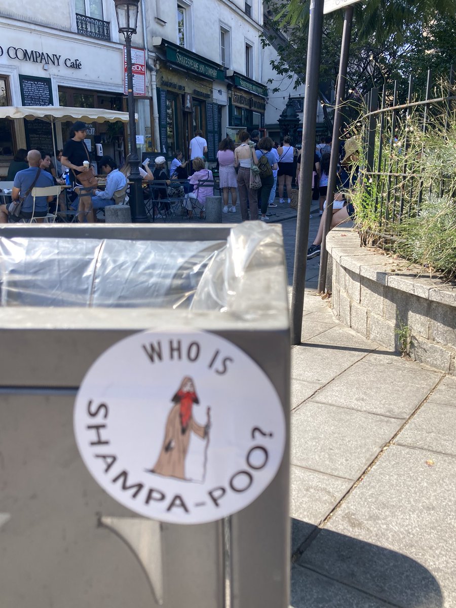 ShampaPoo's tweet photo. People who like bookstore in Paris named after English man who can’t even write his own plays want to know #WhoIsShampapoo #shakespeareandco https://t.co/lcZUcrcRYt