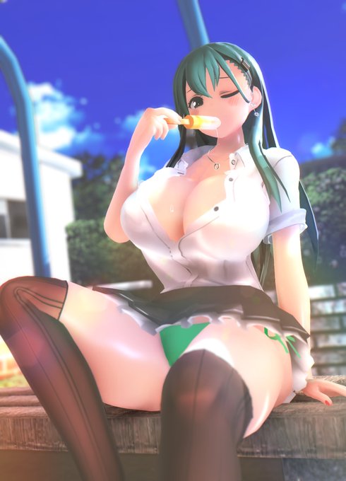 #今月描いた絵を晒そう 
今月作ったMMD。
健全なやつ。 