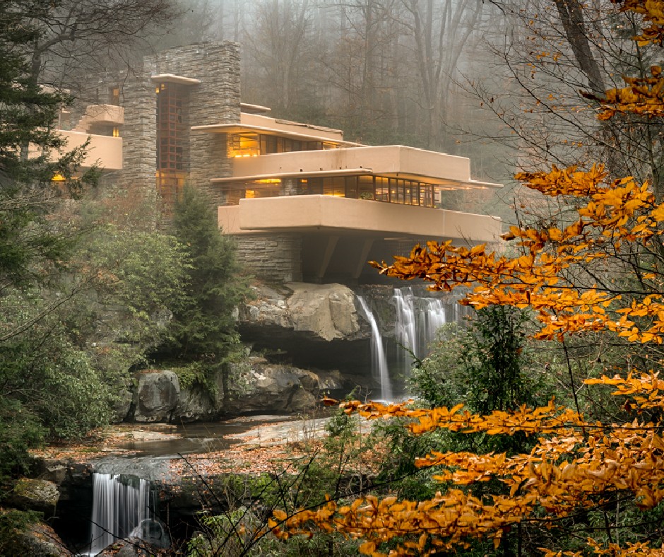 Fallingwater's tweet photo. Learn to take pictures like @AndrewPielage! Sign up for one of his two upcoming photography workshops in October. Register here for this exciting experience: https://t.co/hi1g62NlXt

#FreshAirFun #GetOutside #UncoveredPA https://t.co/sbtA6222kK