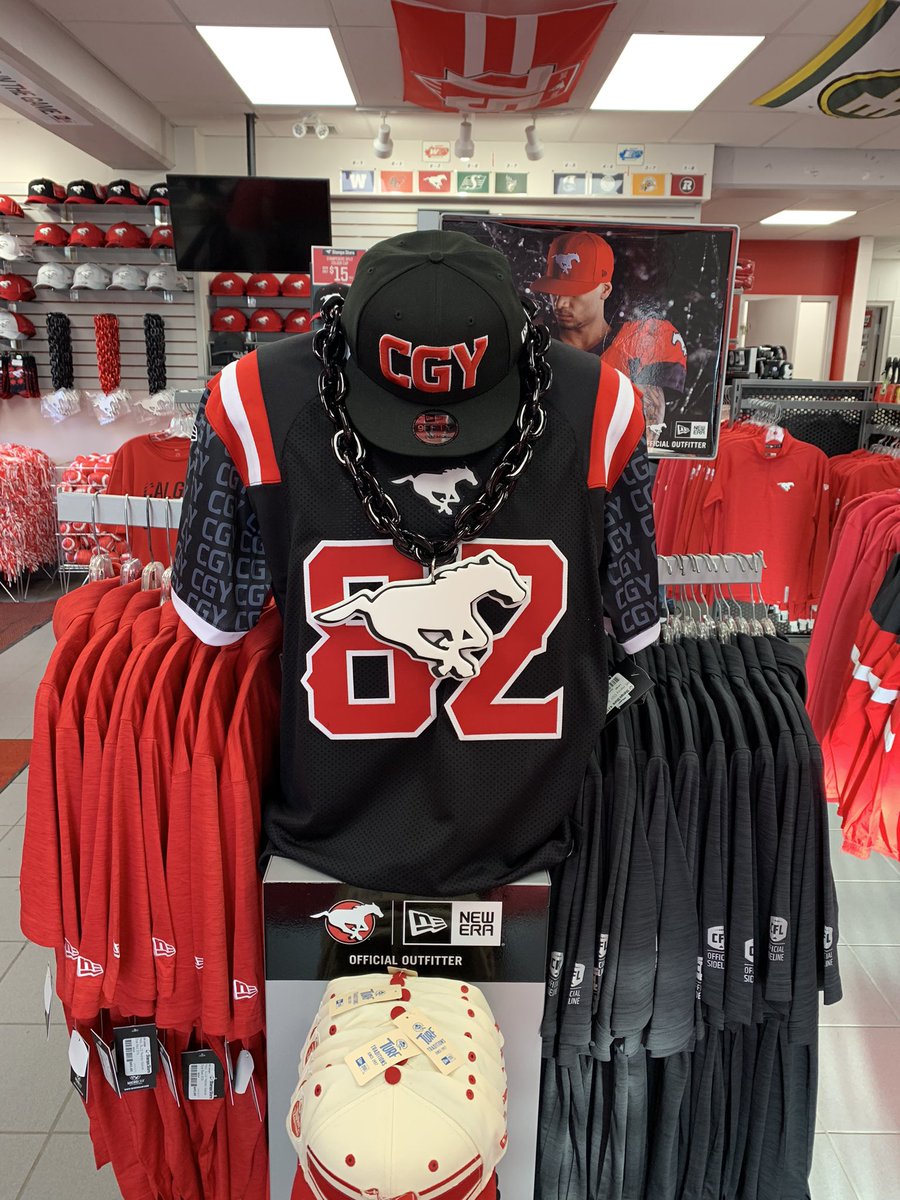 Gibbsy35's tweet photo. New @calstampeders #CGY3rd jerseys available online and in stores at @stampsstore and @CGYTeamStore in Southcentre and North Hill. https://t.co/aF5Y6xKAcT