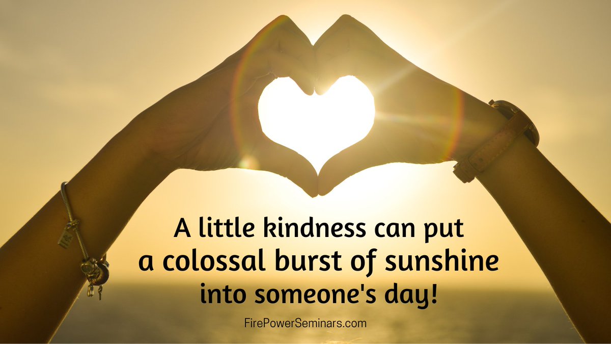 FirePowerSeminr's tweet photo. Random acts of kindness is a wonderful gift that costs nothing! #mondaymotivation #mondaythoughts #Mondayvibes #KindnessMatters #give #share #gift https://t.co/P0oPAsjK9z
