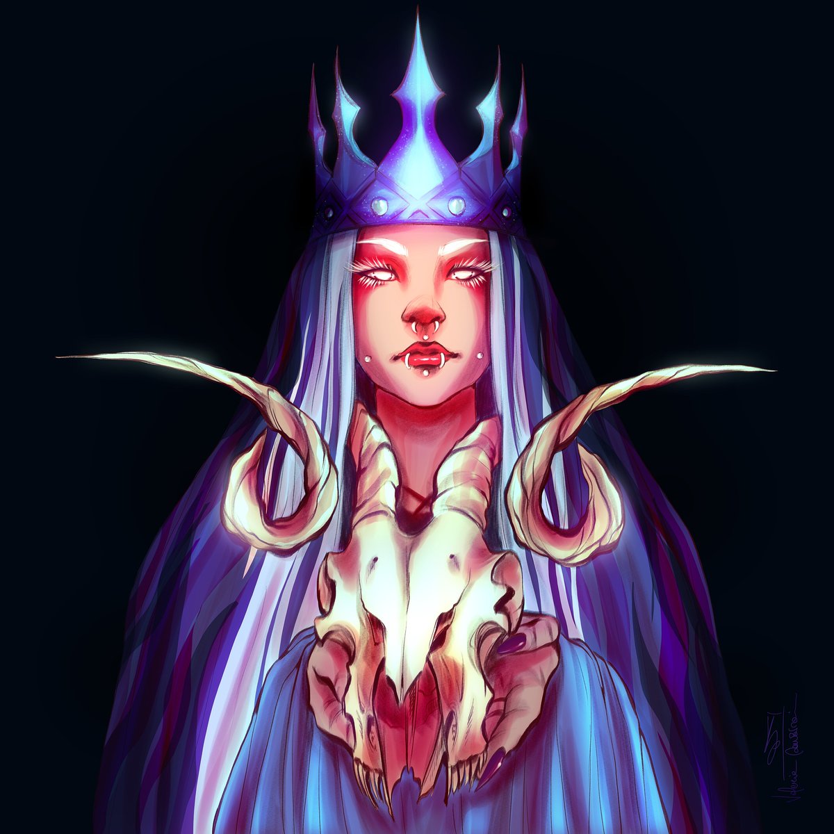 CRDecay's tweet photo. So… this is for @barkashfarkas666 🖤
I love her photos and she is always an inspiration to me. See her on IG!

#drawing #draw #digitalillustration #digitalart #digitalpainting #digitalcolor #gift #fantasyart #fantasy #queen #nazgul #nazgulqueen https://t.co/1DoV9z3bOP