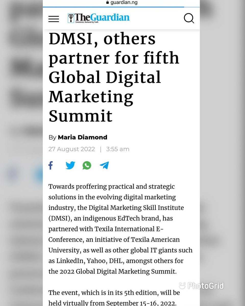 DMSInstitute's tweet photo. We’re excited to be partnering with global tech giants for the 5th edition of the Global Digital Marketing Summit!!
Why haven’t you taken advantage of the 65% discount on registration
Time is running out.
#GDMS2022 #digitalmarketing #virtualevents #digitalmarketingtrends #DMSI https://t.co/A9lLE1YPzH