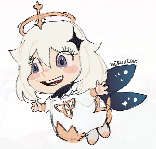 diluc_irl's tweet photo. paimon bibble https://t.co/hxLhSgfLph
