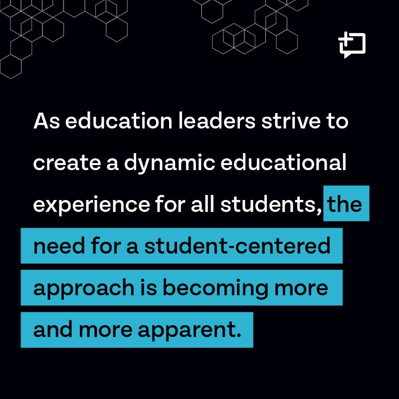 thoughtxchng's tweet photo. It's time to elevate #StudentVoice and give them a say in their own education.

Join us on September 21st where @EquitySupt1 will host a panel of #education leaders who will share their perspectives on the power of student voice.

Book your spot: https://t.co/fAKtf3JGZr

#EdChat