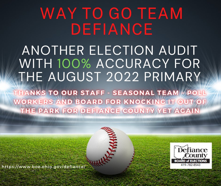 Defiance County Board of Elections (@defianceboe) on Twitter photo 