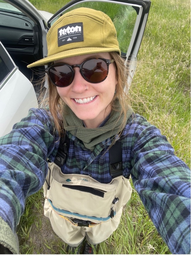 Meet Rachel Anderson, a participant in the CREWS undergrad research internship program! Rachel used field data to examine how different factors impact gross primary productivity of streams in the Judith River Watershed. Read more about her experience at mtnsfepscor.org/project/crews/…